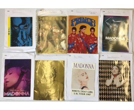 POP PROGRAMMES- collection of 10 programmes dating from around 1984 to 2009, to include Madonna X 5, Prince X 2, Celebration 