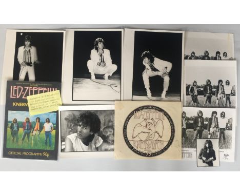 KNEBWORTH 1979 / LED ZEPPELIN - a collection of items relating to Knebworth 1979 and Led Zeppelin from the designer of the Kn