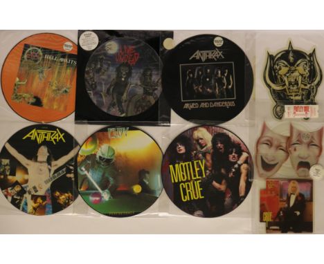 METAL PICTURE DISCS - A bone crunching collection of 32 x LP/12"/shaped 7" releases with many strictly limited editions. Arti