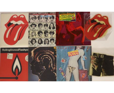 THE ROLLING STONES - An outstanding collection of 22 x LPs, 5 x picture/shaped discs, 1 x LP box set and 1 x CD box set, pres