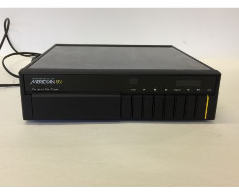 HIFI AUDIO - a Boothroyd Stuart Meridian 506 Compact Disc Player. Serial No: 506 101094.