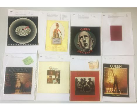 QUEEN & RELATED PROGRAMMES - collection of 13 Queen and related programmes to include European 'News Of The World' Tour (1978