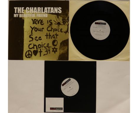 CHARLATANS "BEAUTIFUL FRIEND" ACETATES - two "Soundmasters" acetates (7" and 12") for their 1999 single Beautiful Friend alon