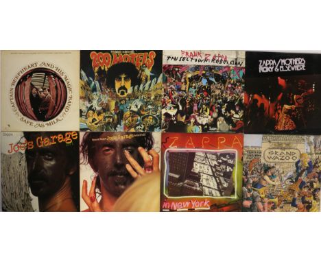 ZAPPA/BEEFHEART - Psych out with this ace collection of 8 x LPs in well presented condition. Zappa titles are Grand Wazoo (K 
