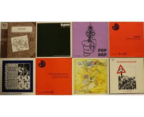 LIBRARY - One for a master sampler with a superb selection of 12 x scarce Library LPs. Titles are Jean Michel Bertrand - Puls