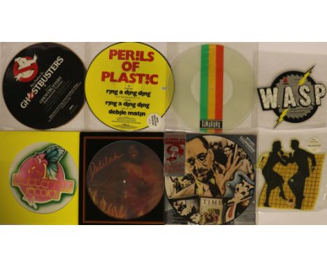 PICTURE DISCS - A fabulous collection of over 110 x LP/12" with shaped discs too. Artists/titles include Ray Parker Jnr. - Gh