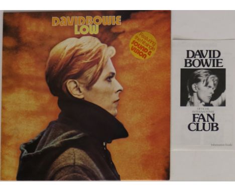 DAVID BOWIE - LOW - An extremely well presented 1st UK pressing of the 1977 LP (RCA Victor PL 12030, CPL1 2030). The record i