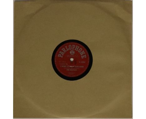 I WANT TO HOLD YOUR HAND - INDIAN 78 RPM - An original Indian export from 1963 with this rare as hen's teeth 10" 78 RPM recor