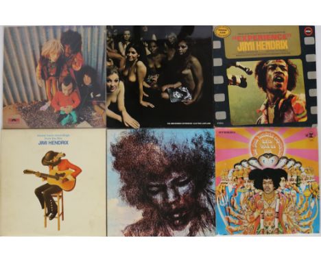 JIMI HENDRIX - Smashing selection of 6 x LPs from that man Buster! Titles are Band Of Gypsys (Australian original puppet cove