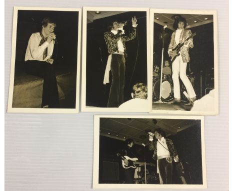 THE WHO UNSEEN PHOTOGRAPHS - four previously unseen and unpublished black & white photographs (3.5"x5.5") of The Who and Paul