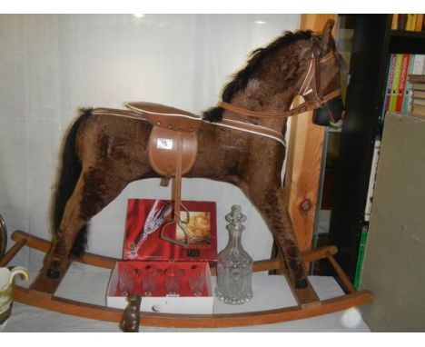 A vintage rocking horse, COLLECT ONLY.
