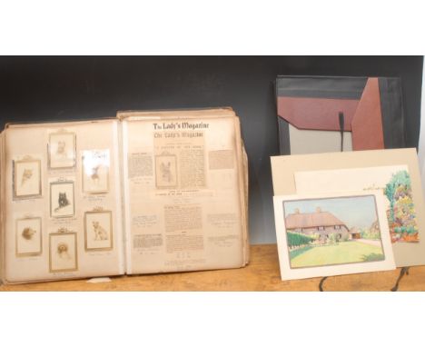 Gertrude Massey (née Seth) (1868-1957) - an archive folio of her works and commissions, including letters from the British ro