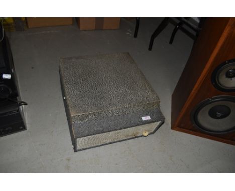 A vintage portable BSR record player