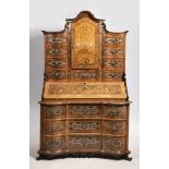 ROCOCO TABERNACLE Kolem 1760 Germany walnut, maple, ebony, cherry wood, gilded bronze, ivory, tin