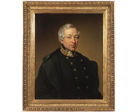 FRANZ EYBL (attributed) 1806 - 1880: PORTRAIT OF A MAN IN UNIFORM After 1849 Oil on canvas 76,5 x 61 cm Signed: UnsignedA mal