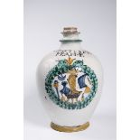 JUG OF A GUILD 1811 Slovakia, Sobotiště Faience, varicoloured glaze 32 cm Guild posthaban jug marked