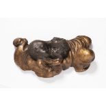 MATYÁŠ BERNARD BRAUN 1684 - 1738: PUTTI IN THE CLOUDS Late 16th/early 17th century Gilded wood 20