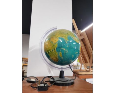 A LIGHT UP WORLD GLOBE