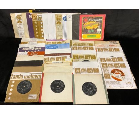Vinyl records - 7" Singles Including Michael Jackson - "We're Almost There" (Promo Copy); Stevie Wonder - Happy Birthday; Syr