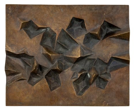 Lonas, Joseph Henry. R IV. Bronze, patiniert. Seitlich signiert, datiert, betitelt und nummeriert "1/-" sowie mit dem Gießers