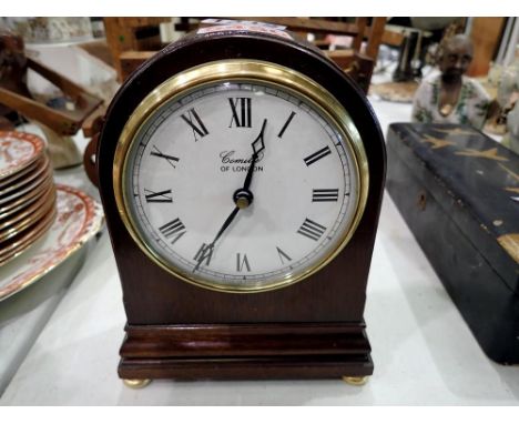 Comitti of London mantle clock. Not available for in-house P&amp;P 