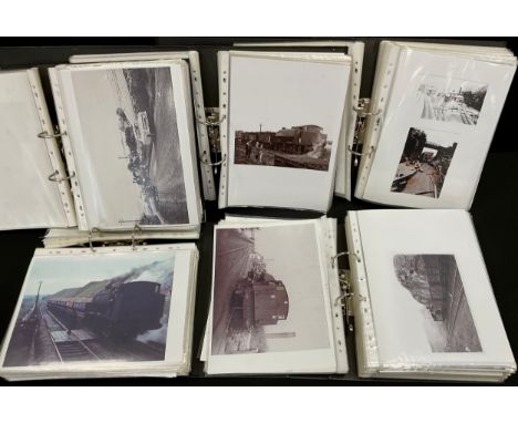 Railway and train interest - an archive of reproduction photos/prints relating to Middleton, Cromford and Buxton railways.  A