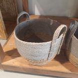Panier Gris/Naturel