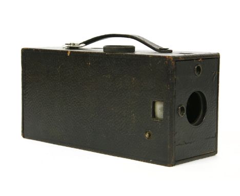 A Kodak camera, labelled inside The Eastman Company, 29.5cm long