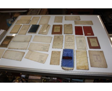 A collection of various Ordnance Survey and other maps. some on Velum 