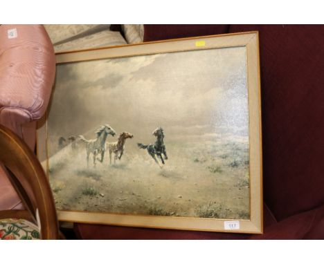 After Albo, print entitled "Free As The Wind"