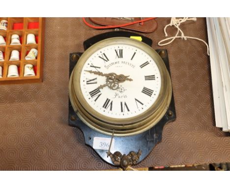 A Systeme Brevete French wall clock 