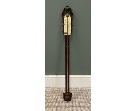 VICTORIAN STICK BAROMETER, L. Gobbi of Liverpool, 98cms (h)Provenance: private collection Wrexham