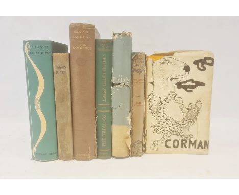 Lawrence, D H "The First Lady Chatterley", Dial Press, New York 1944, green cloth with blindstamped title to front board, dj 