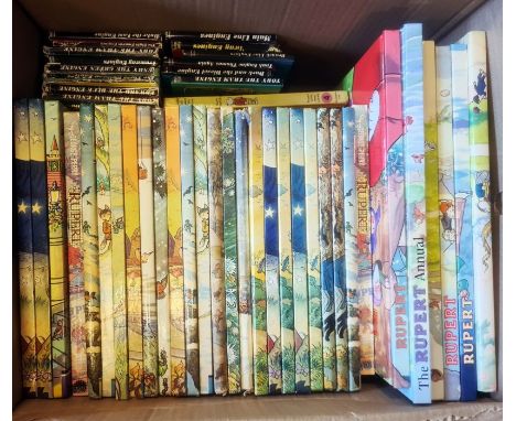 Quantity of Rupert annuals, Thomas the Tank Engine Series (1 box)Condition ReportDuck and the Diesel Engine, Edward the Blue 