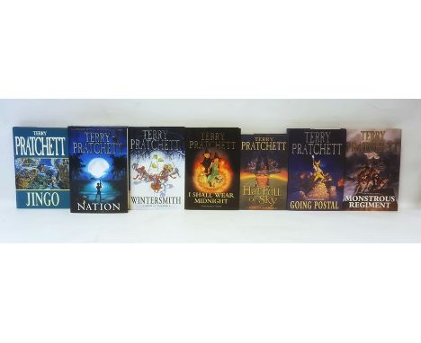 Pratchett, Terry "Nation" (2 copies), "Wintersmith", "I Shall Wear Midnight", "A Hatful of Sky", "Going Postal", "Monstrous R