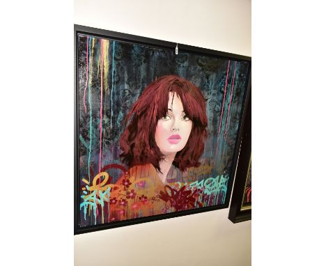 TROIKA (TROIKA are a collaboration of three artists, Eva Rucki, Conny Freyer and Sebastian Noel) 'BEAUTY', a graffiti style h
