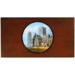 'York Minster' (Ext.) Carpenter & Westley, London; 6⅞ x 3¾ x ⅜ inches Interior of York Minster