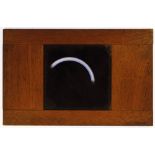 Boat and bridge in moonlight Rainbow effect W.E. & F. Newton, London; 6½ x 4 x ⅜ inches Maker
