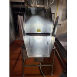 dual bird chute, stainless steel [Evisceration 2]
