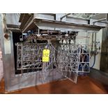 Chill Line overhead conveyor w/ stainless steel shackles at 12 in. approx. 1100 ft. long [Chill