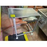table, stainless steel, approx. 20 in. x 36 in. [Production]