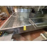blood trough, stainless steel, approx. 10 ft. x 16 ft. x 24 in. deep [Kill Line]