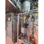head conveying vacuum system, stainless steel w/ (2) actuated valves [Evisceration 1]
