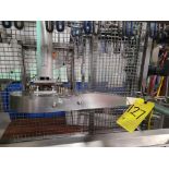 Stork foot cutter, mod. NSC-3, ser. no. 449L, stainless steel c/w stainless steel hopper [