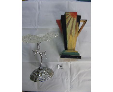 VINTAGE CAKE STAND + VASE