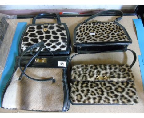  X 4 VINTAGE  HANDBAGS