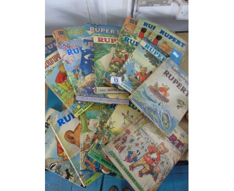 QUANTITY OF VINTAGE 'RUPERT' ANNUALS
