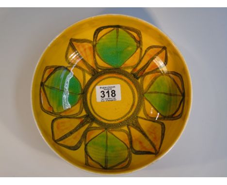 POOLE DELPHIS PATTERN BOWL