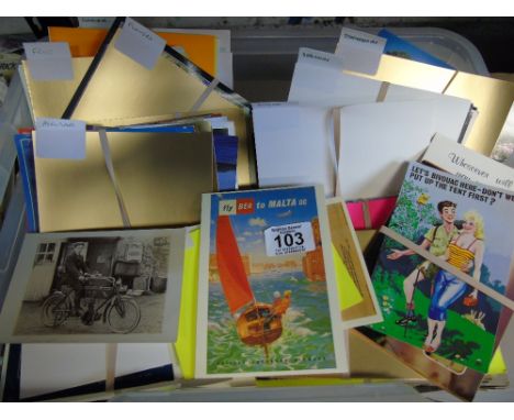 LARGE QUANTITY OF POST CARDS - INC MANY  VINTAGE CARDS