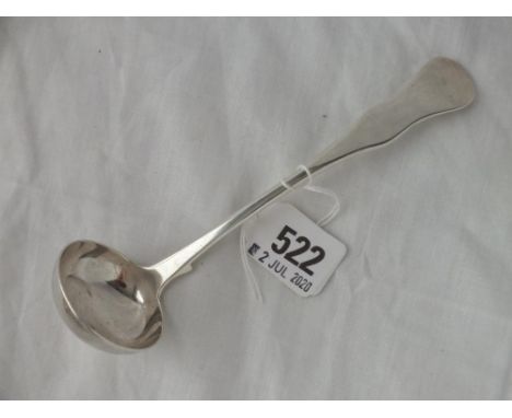Early Victorian Scottish sauce ladle - Glasgow 1858 by JMJ 